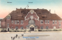 Budynek dworca kolejowego w Chojnowie 1914