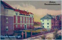 Lata 1910-1915 , Beamtenwohnhäuser - domy urzędnicze w Chojnowie przy ulicy Jana III Sobieskiego.