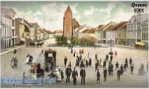 Mieszkańcy Chojnowa na rynku. 1901